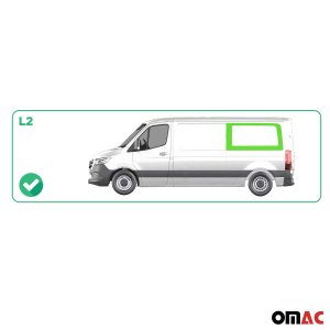 Mercedes Sprinter Rear Side Fixed Glass - Left Rear - Omac - Galaxy - '19-'25